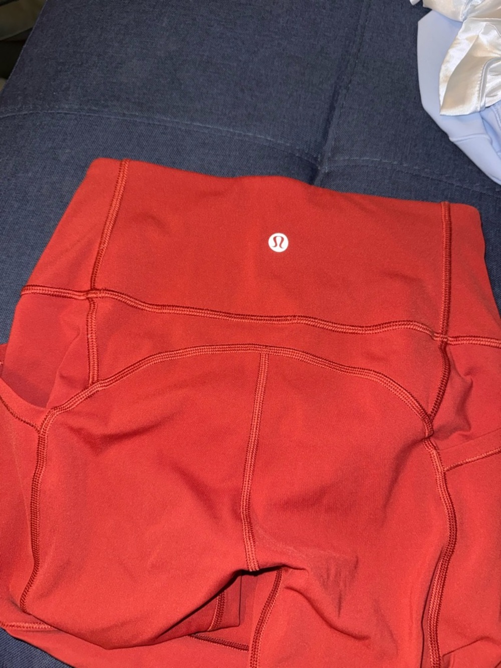 lululemon athletica Red High-Waist Leggings